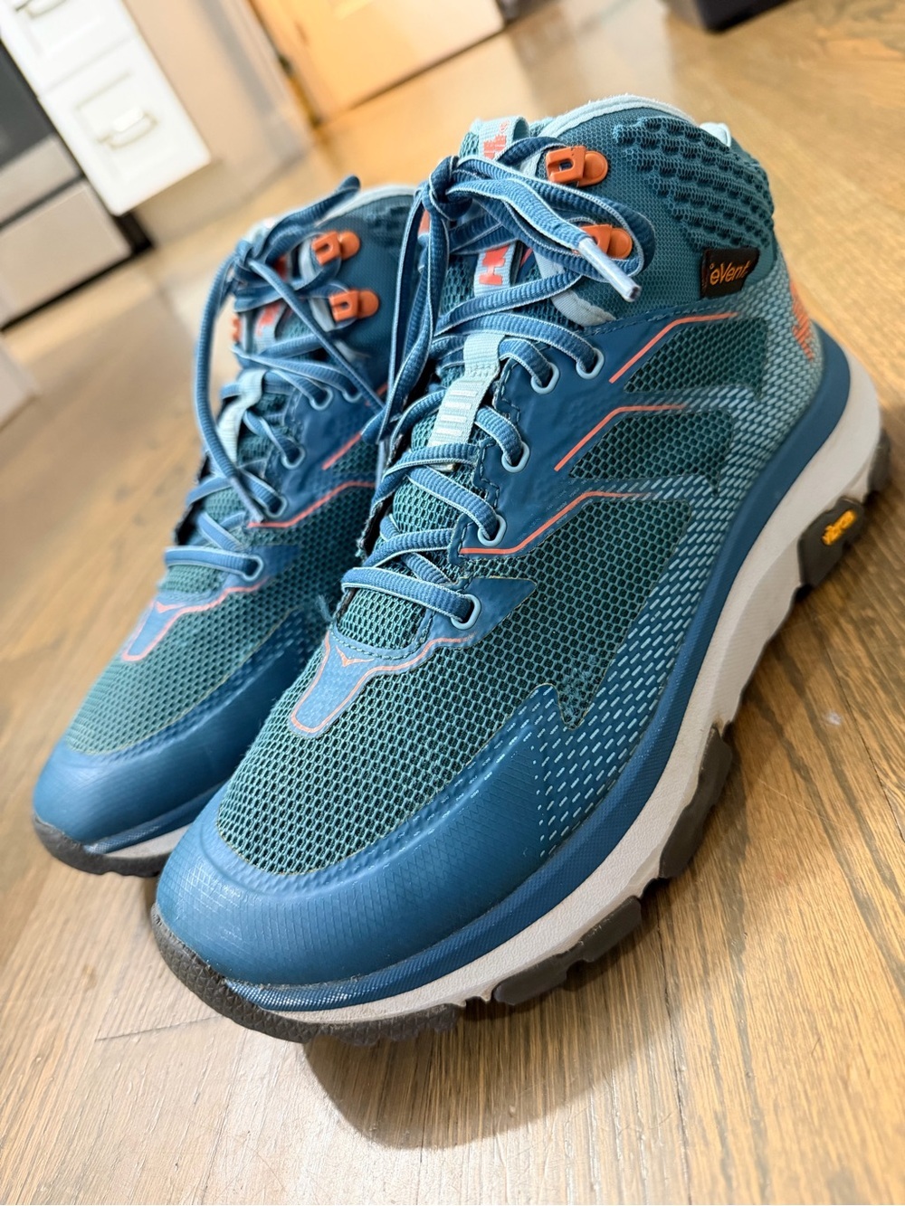 Hoka One One Sky Toa Gore-tex Dragonfly Aqua Haze Hiking Shoes 1102952 Women 5